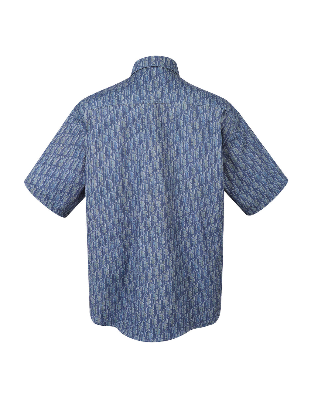 Cotton Twill Print Short Sleeve Shirt