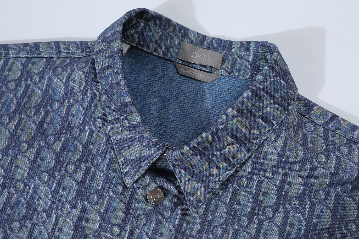 Cotton Twill Print Short Sleeve Shirt