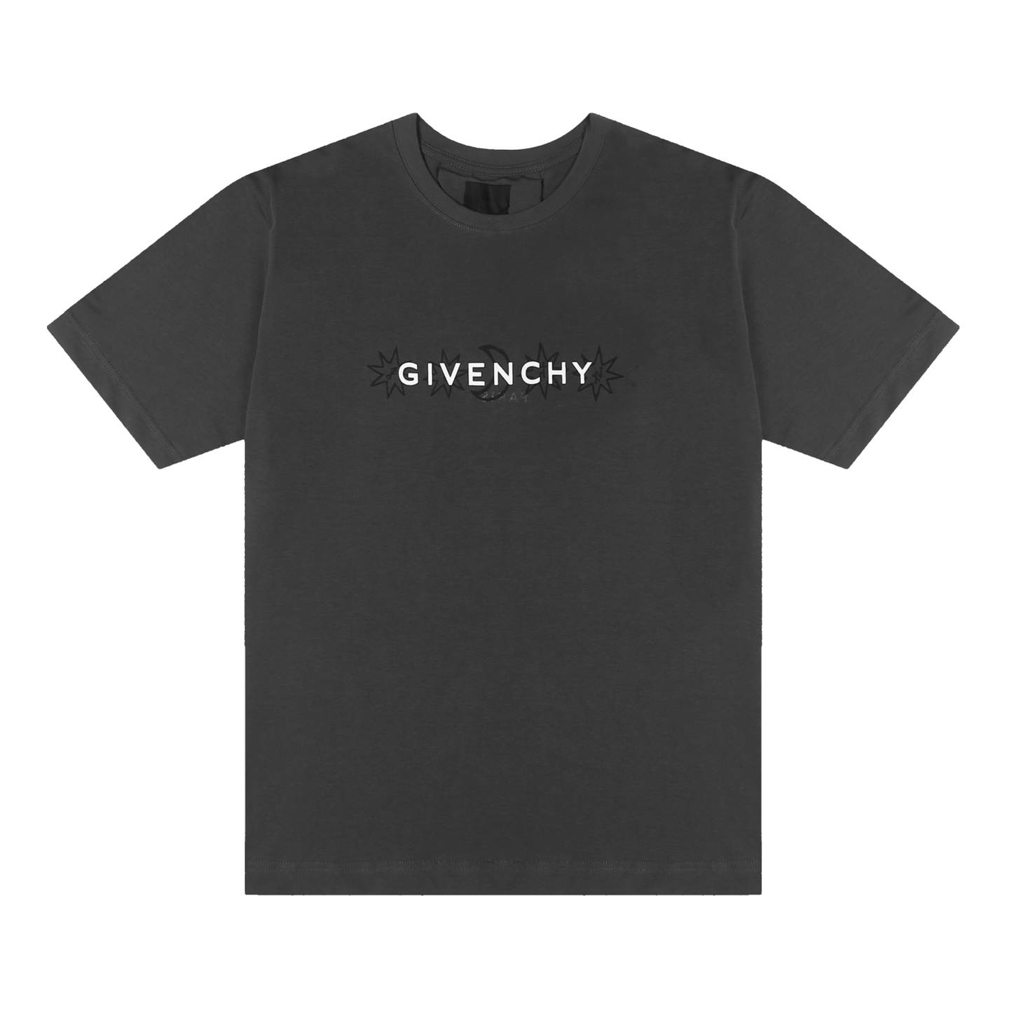 Short-sleeved T-shirt with Eight-Star Print&nbsp;